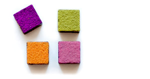 Feel Good Chocolates Dragon Fruit + Black Sesame, Matcha + Cacao Nibs, Goji + Almond, Raspberry + Quinoa