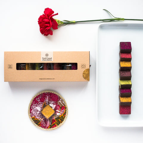 Feel Good Chocolates - Magnificent Gift Box Superfood Dark Chocolate