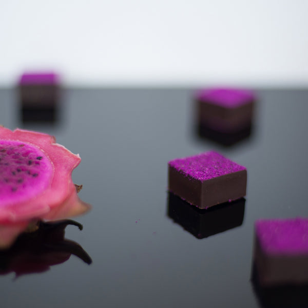 Feel Good Chocolates - Dragonfruit + Black Sesame Superfood Dark Chocolate
