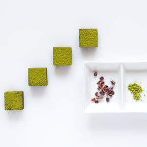 Feel Good Chocolates - Matcha + Cacao Nibs Superfood Dark Chocolate