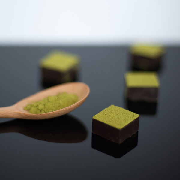 Feel Good Chocolates - Matcha + Cacao Nibs Superfood Dark Chocolate