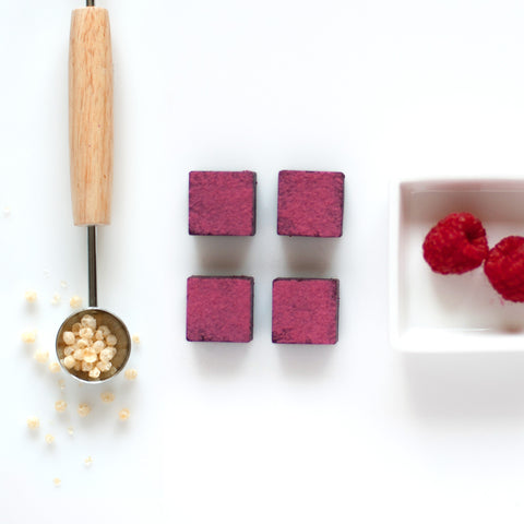 Feel Good Chocolates - Raspberry + Quinoa Superfood Dark Chocolate Bites